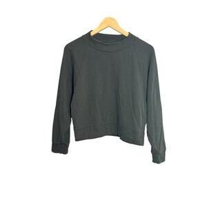 Chasor‎ Cashmere Blend Black Long Sleeve Sweatshirt Size Small